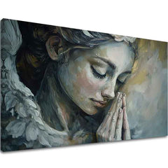 Dipinti di angeli Fragili creature | rifinito a mano dall'artista - immagine 2
