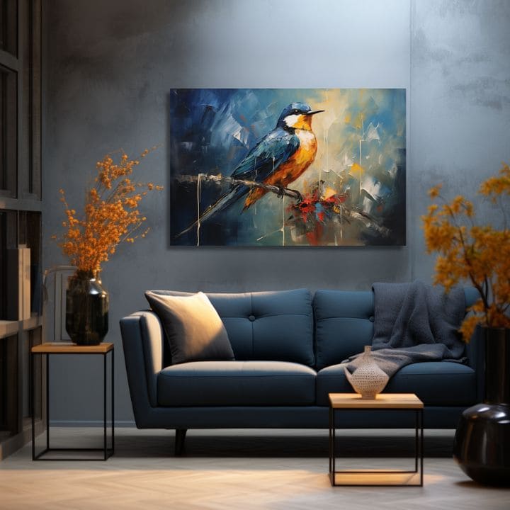 Dipinti uccelli Morning Songbird
