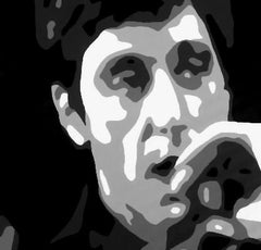 Dipinto a mano POP ART AL PACINO - immagine 3