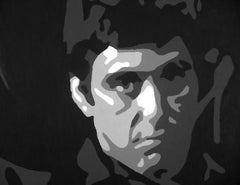 Dipinto a mano POP ART AL PACINO - immagine 3