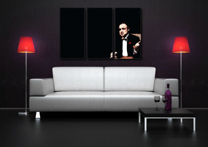 Dipinto a mano POP Art di Marlon Brando 3 parti mb3