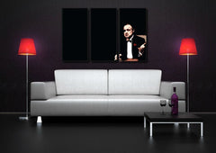 Dipinto a mano POP Art di Marlon Brando 3 parti mb3 - immagine 2