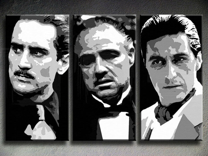 Dipinto a mano POP ART GODFATHER