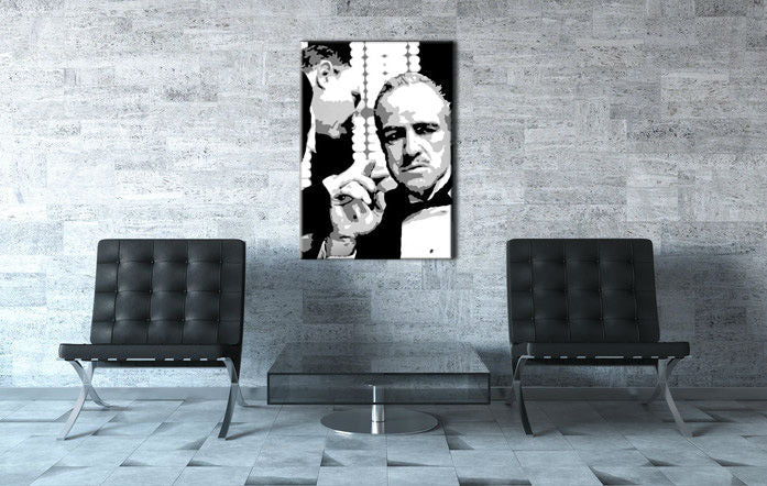 Dipinto a mano POP ART GODFATHER
