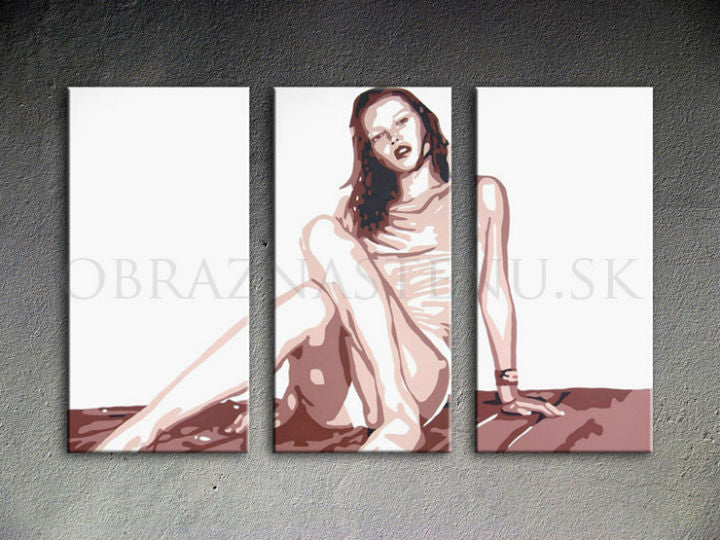 Dipinto a mano POP ART KATE MOSS