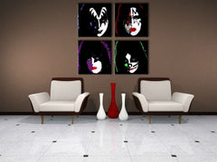 Dipinto a mano POP Art Kiss - immagine 2