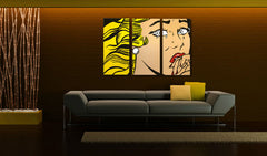 Dipinto a mano POP ART LICHTENSTEIN - immagine 2