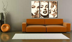Dipinto a mano POP ART MARILYN MONROE - immagine 2