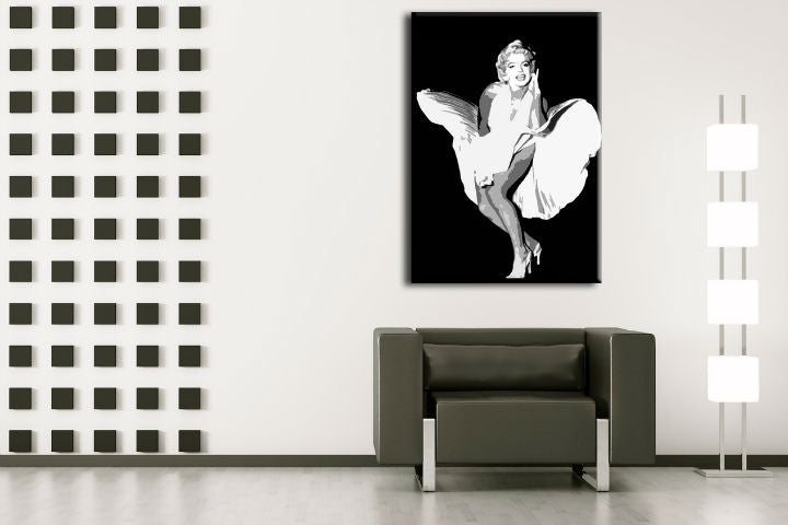 Dipinto a mano POP ART MARILYN MONROE