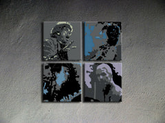 Dipinto a mano POP ART ROLLING STONES