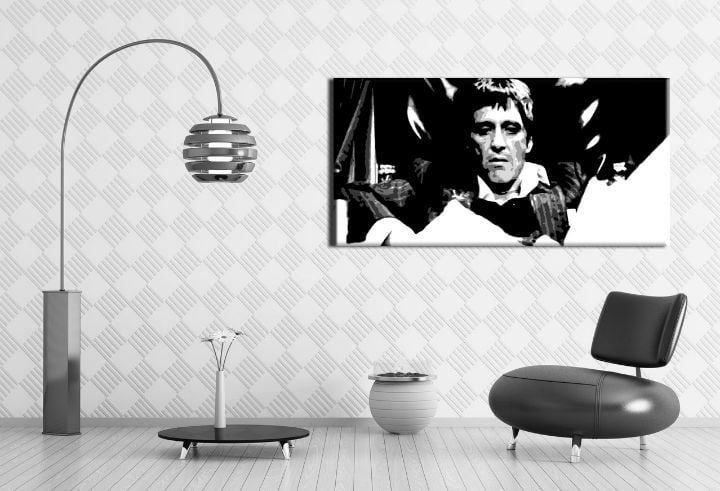 Dipinto a mano POP ART SCARFACE
