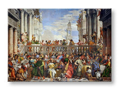 Dipinto su tela Paolo Veronese - Matrimonio a Cana di Galilea - immagine 4