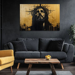 Gesù sofferente | rifinito a mano dall'artista - immagine 3