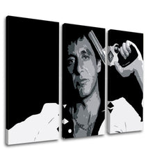 I più grandi mafiosi dello schermo SCARFACE - TONY MONTANA Scon le pistole in mano - immagine 3