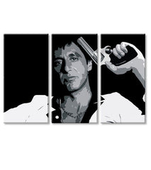 I più grandi mafiosi dello schermo SCARFACE - TONY MONTANA Scon le pistole in mano - immagine 4