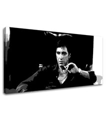 I più grandi mafiosi sullo schermo SCARFACE - TONY MONTANA arrabbiato con un sigaro in mano - immagine 3