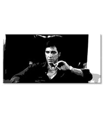 I più grandi mafiosi sullo schermo SCARFACE - TONY MONTANA arrabbiato con un sigaro in mano - immagine 4