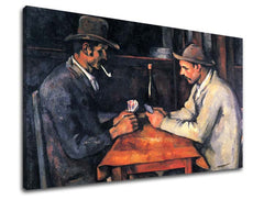 Il dipinto su tela Paul Cézanne - Giocatori di carte - immagine 3