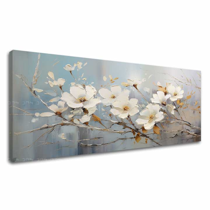 Il mondo dei fiori su tela L'eleganza della natura - immagine 2
