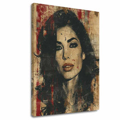 Immagine AMY WINEHOUSE - Sguardo profondo dell'anima | rifinito a mano dall'artista - immagine 2