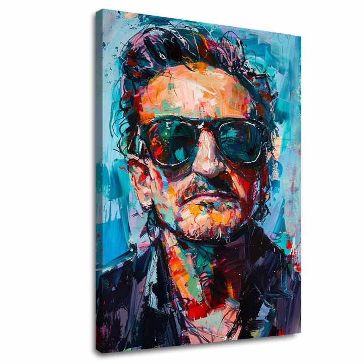 Immagine BONO - Melodia di luce | rifinito a mano dall'artista - immagine 2