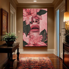 Immagine FLORAL LIPS | Tela italiana - immagine 3