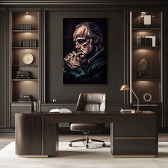 Immagine GODFATHER: Potere e rispetto | Tela italiana – foto del prodotto.