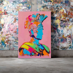 Immagine MODERN GLADIATOR su tela | rifinito a mano dall'artista