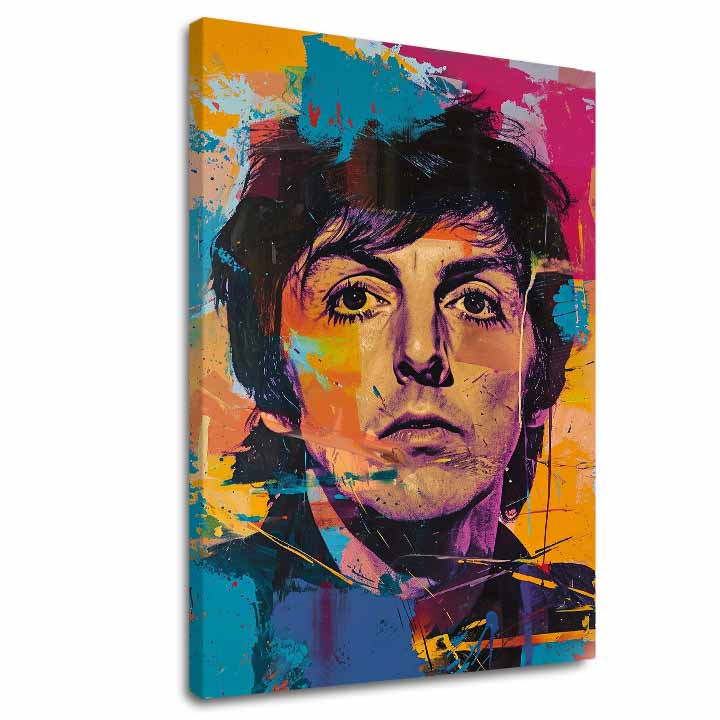 Immagine PAUL MCCARTNEY - Genio dei Beatles | rifinito a mano dall'artista - immagine 2