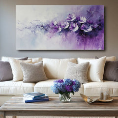 Immagine poesia viola | rifinito a mano dall'artista - immagine 3