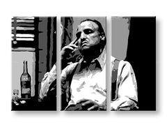 Immagine POP Art stampata di Marlon Brando 3 parti mb2 - immagine 3