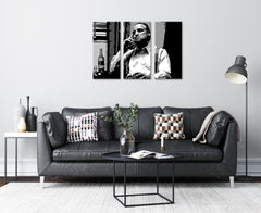 Immagine POP Art stampata di Marlon Brando 3 parti mb2
