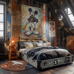 Immagine STREET MICKEY su tela | rifinito a mano dall'artista