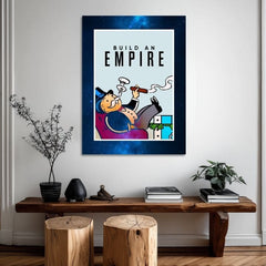 Immagine su tela BUILD AN EMPIRE - Citazione commerciale - immagine 4