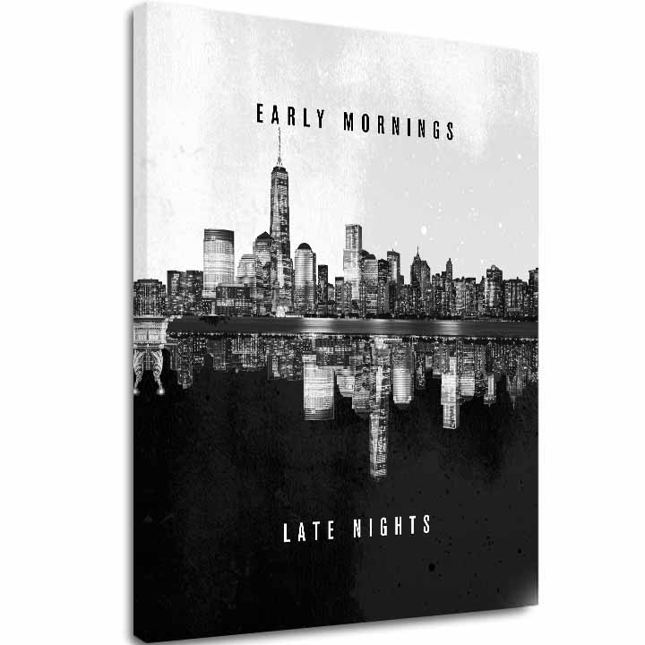 Immagine su tela EARLY & LATE - Motivo moderno - immagine 2
