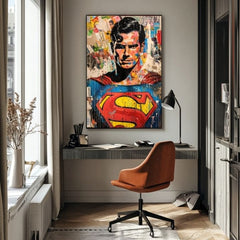 Immagine Superman: Icona Pop | rifinito a mano dall'artista