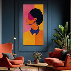 Immagine VIBRANT SILHOUETTE | Tela italiana