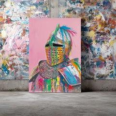 Immagine VIVID KNIGHT su tela | rifinito a mano dall'artista