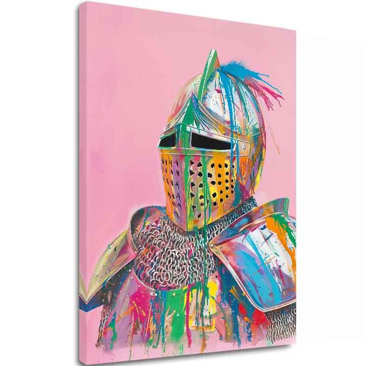 Immagine VIVID KNIGHT su tela | rifinito a mano dall'artista - immagine 2
