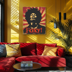 Jimi Hendrix dipinto su tela - Leggenda del suono