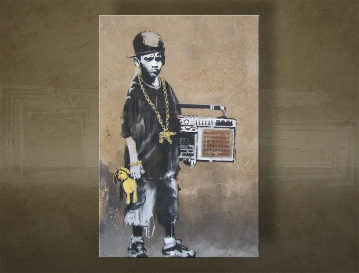 L'immagine su tela 1 pezzo Street ART - Banksy