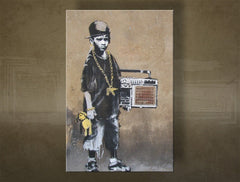 L'immagine su tela 1 pezzo Street ART - Banksy