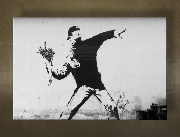 L'immagine su tela 1 pezzo Street ART - Banksy