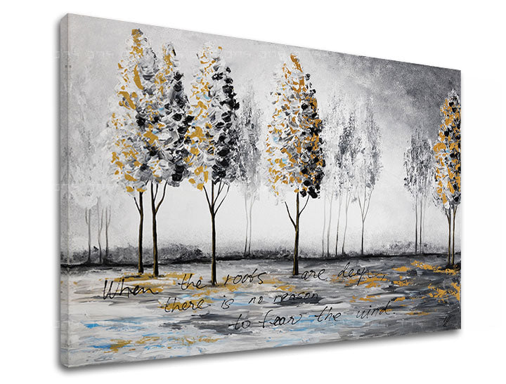 L'immagine su tela ALBERI 1 parte