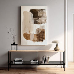 L'immagine su tela Beige Harmony - Astratto moderno - immagine 4
