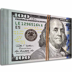 L'immagine su tela Benjamin Franklin - Simbolo di saggezza - immagine 2