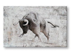 L'immagine su tela BULL 1 parte