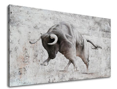 L'immagine su tela BULL 1 parte - immagine 6