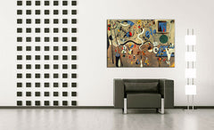 L'immagine su tela CARNEVALE DI HARLEQUIN - Joan Miro