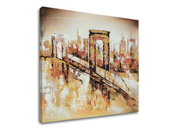 L'immagine su tela CITTÀ 1 parte - immagine 2